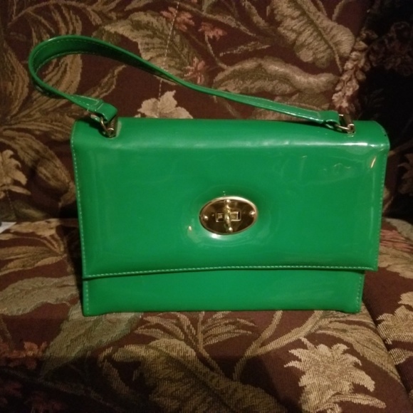 Mar-Shel Handbags - Vintage Green Patent Leather Mar-shel handbag